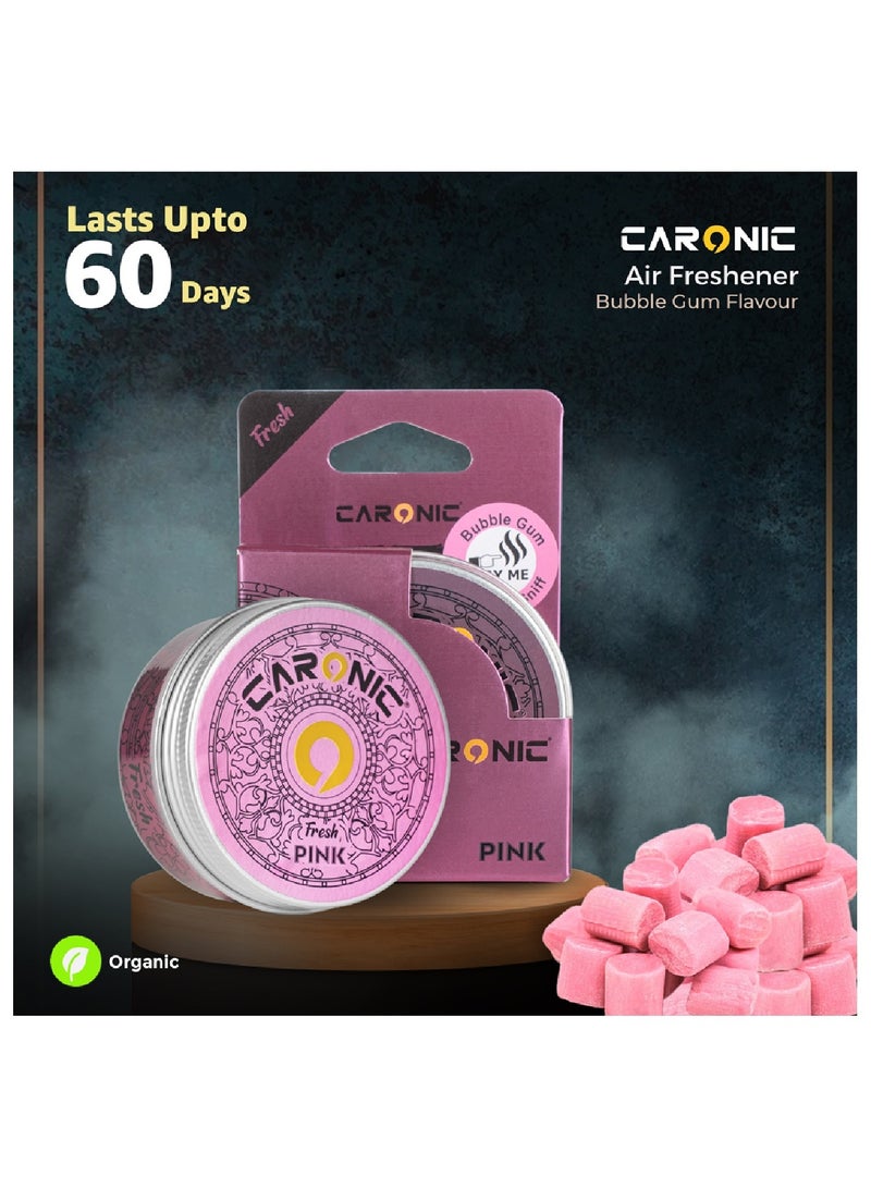 CARONIC Car Air Freshener with Adjustable Lid for Desired Strength for Auto or Home Bubble Gum Pack Of 3 - Image 4